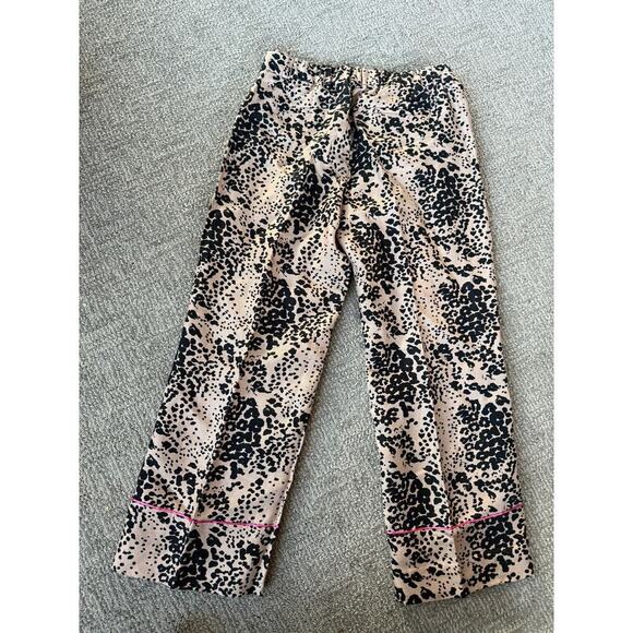 J crew cheetah linen cotton blend pants set with pink trim
Top S pants 4 - Picture 7 of 9